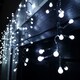 image 3 of 4.8m Multi Function Frosted White LED Cluster Curtain Lights Christmas Decorations with Timer