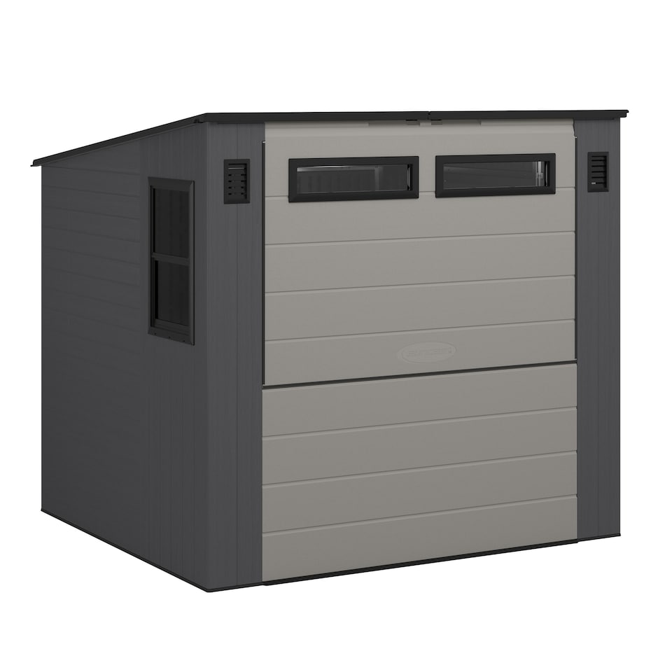 image 1 of Suncast Cabana Entertainment Shed & Bar 8x7 | Grey