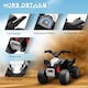 image 5 of AIYAPLAY Honda Licensed Kids Electric Quad Bike 6V ATV for 1.5-3 Years, Black