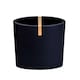 image 3 of Showerdrape Sonata Black & Bamboo Toothbrush Holder | Black | 1