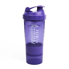 Phoenix Fitness Compartment Protein Shaker Bottle - Purple