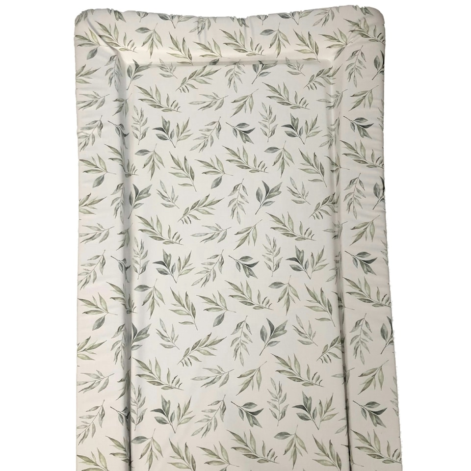 image 1 of Gilded Bird Flat Baby Changing Mats - Linen Leaves