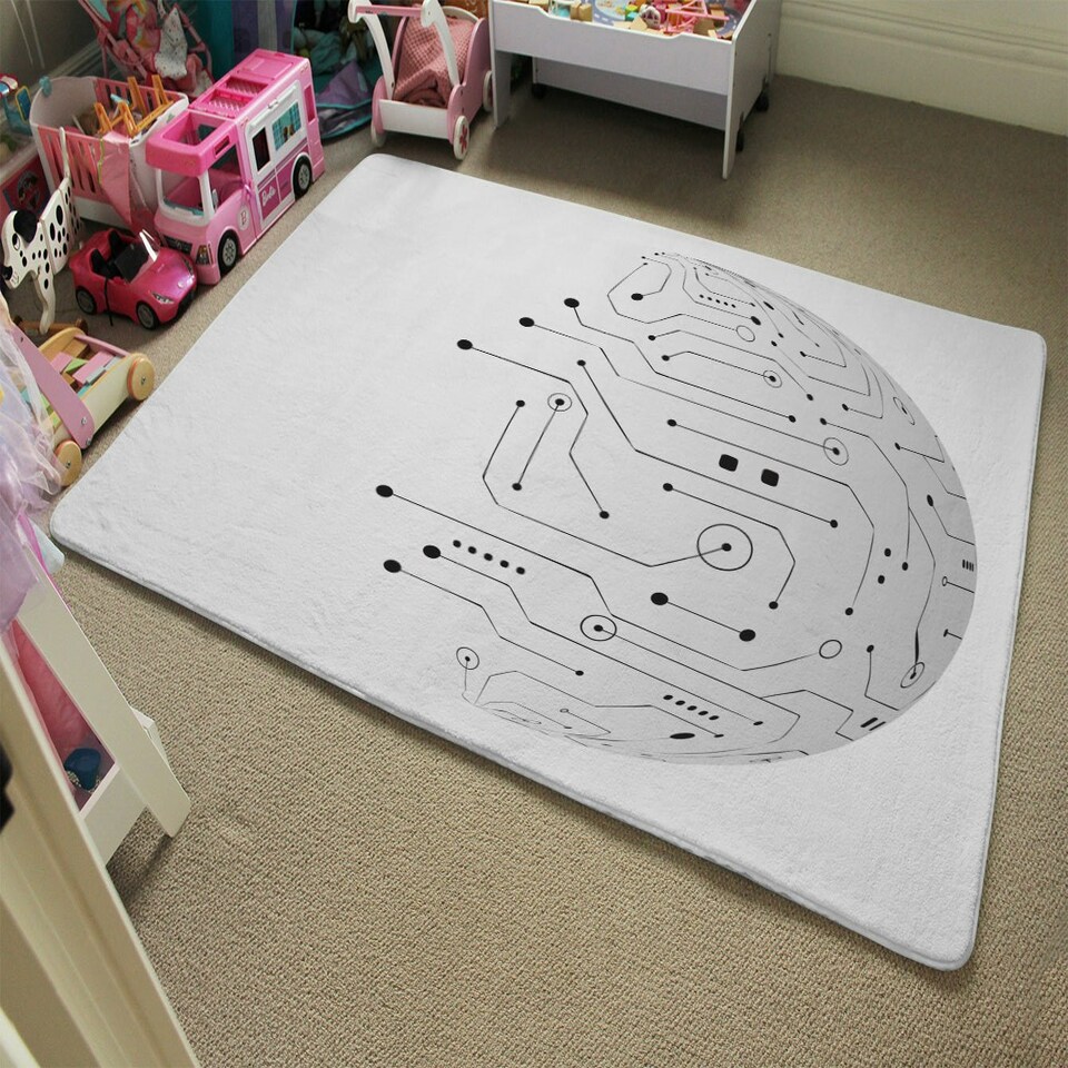image 1 of Circuit technology (Rug) Multi | Large: 140x200cm
