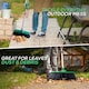 image 2 of 10" Outdoor Broom Garden Yard Brush with Metal Handle