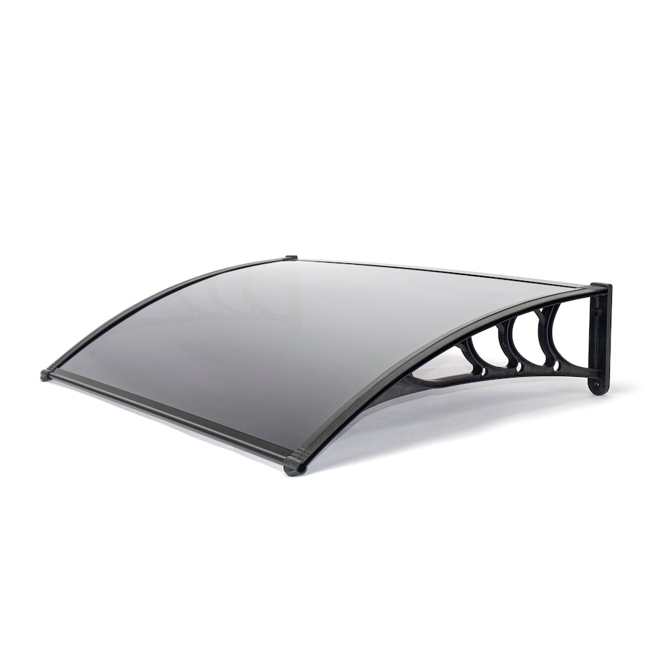 image 1 of Greenhurst 1.2m Door Canopy | Black | 1.2m