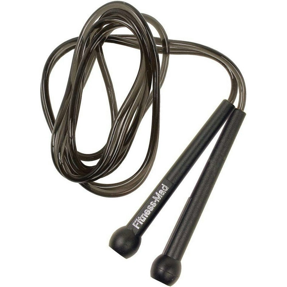 image 1 of Fitness Mad Speed Rope - Black - 8ft
