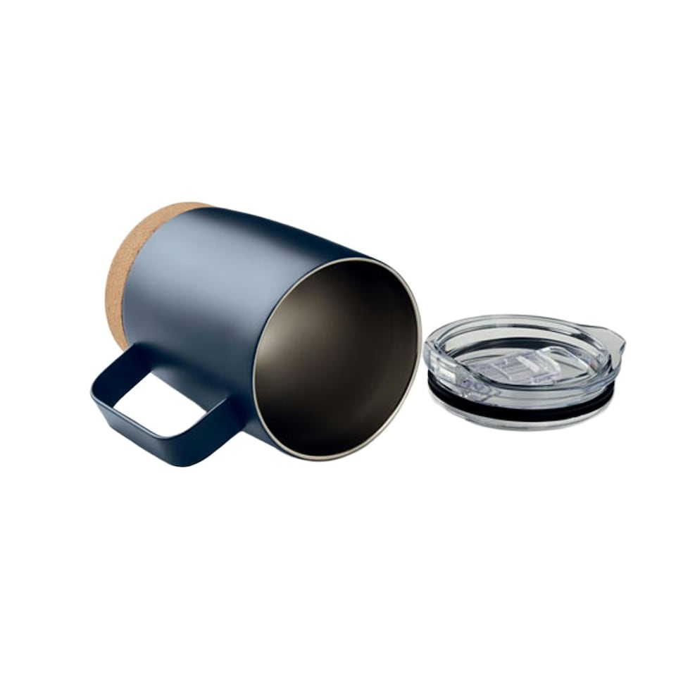 image 1 of MidOcean Ruby Double Wall 300ml Mug - French Navy - One Size