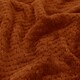 image 4 of OHS Luxury Honeycomb Waffle Warm Blanket, 200x240cm - Burnt Orange