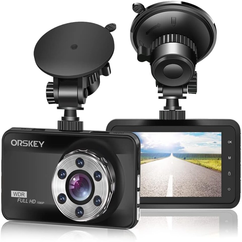 image 1 of Orskey S680S Dashcam LCD Display Black