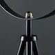 image 2 of ValueLights Retro Tripod Style Floor Lamp In Black Metal Finish With Gold Interior Shade