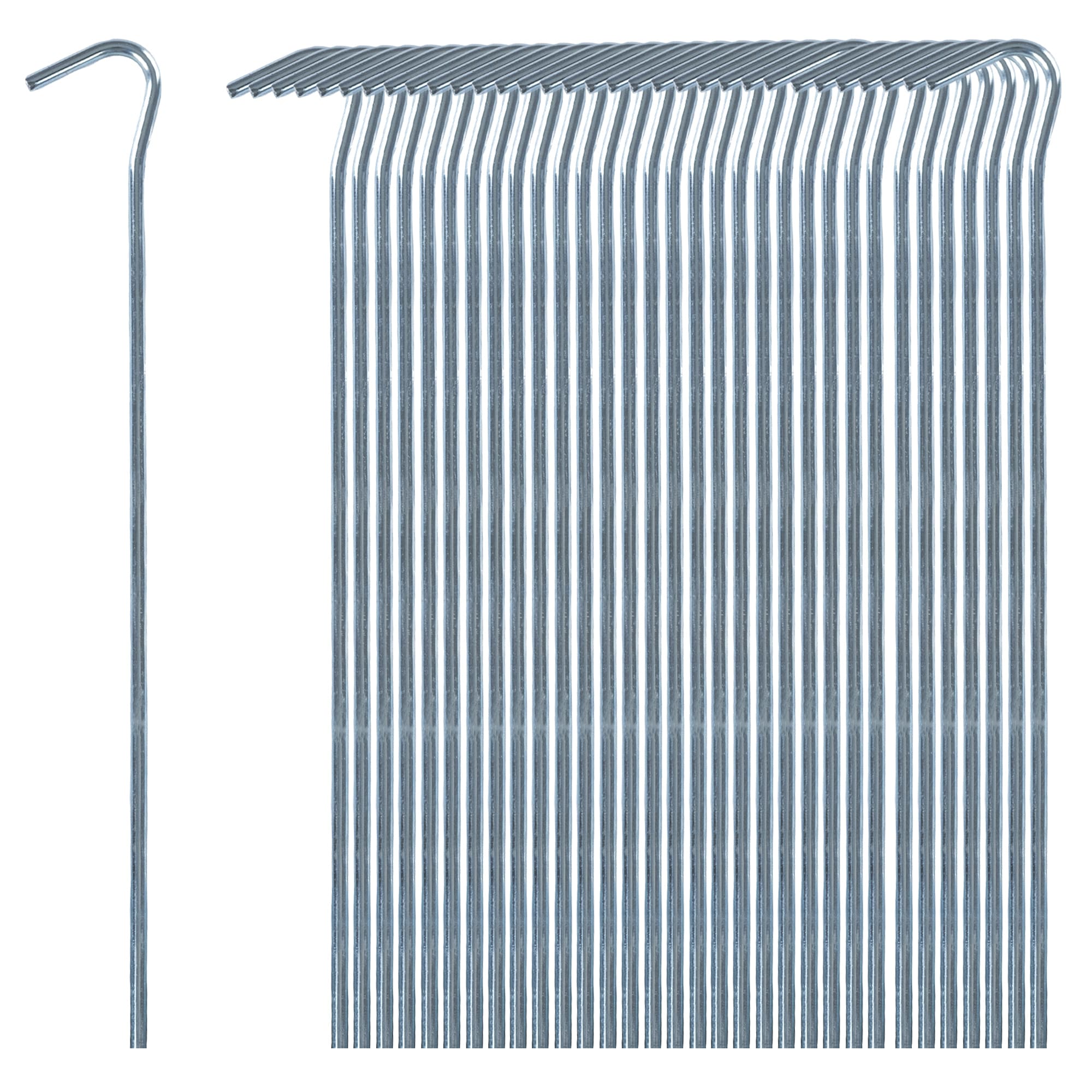 50 Tent Ground Pegs Green