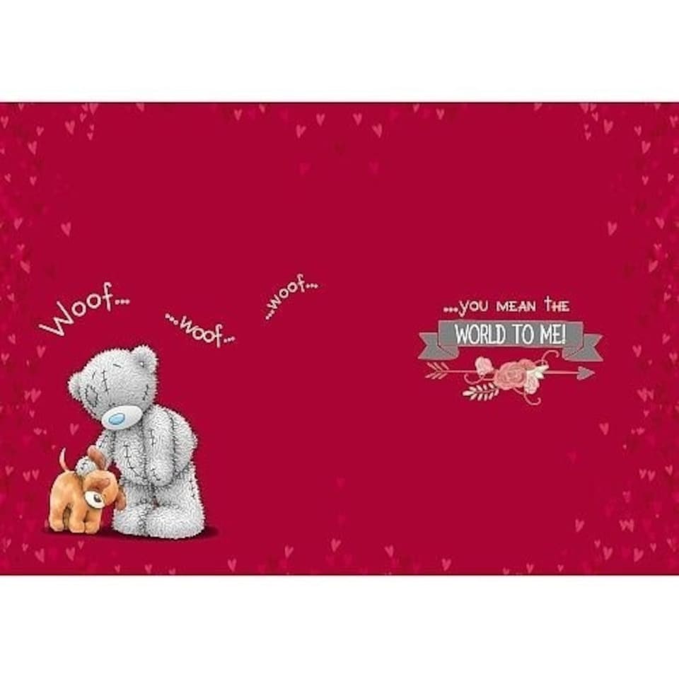 image 1 of Me to You Happy Valentine's Day Dog Tatty Teddy Bear