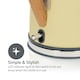 image 7 of Nedis 1.7L Soft Touch Jug Kettle with Wood Effect Handle, Overheat Protection, Removeable Filter, 2.2KW - Matte Soft Yellow