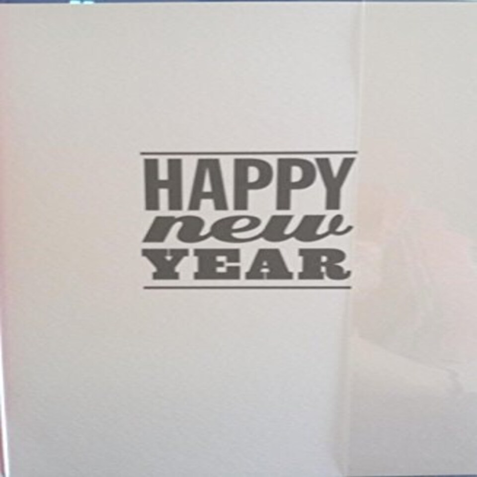 image 1 of New Year Card 'Resolutions Are Made To Be Broken'