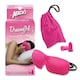 image 2 of Dreamgirl Contoured Sleep Mask Pink