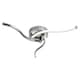 image 4 of First Choice Lighting Ara Chrome LED Flush Ceiling Light Chrome