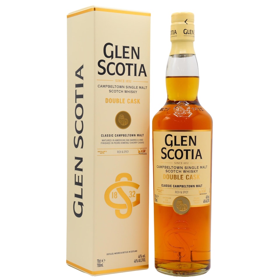 Glen Scotia Double Cask Pedro Ximenez Cask Finish Campbeltown Single Malt Scotch Whisky