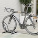 image 2 of SPORTNOW Bike Stand Bicycle Storage Rack for Indoor Garages Flat Use
