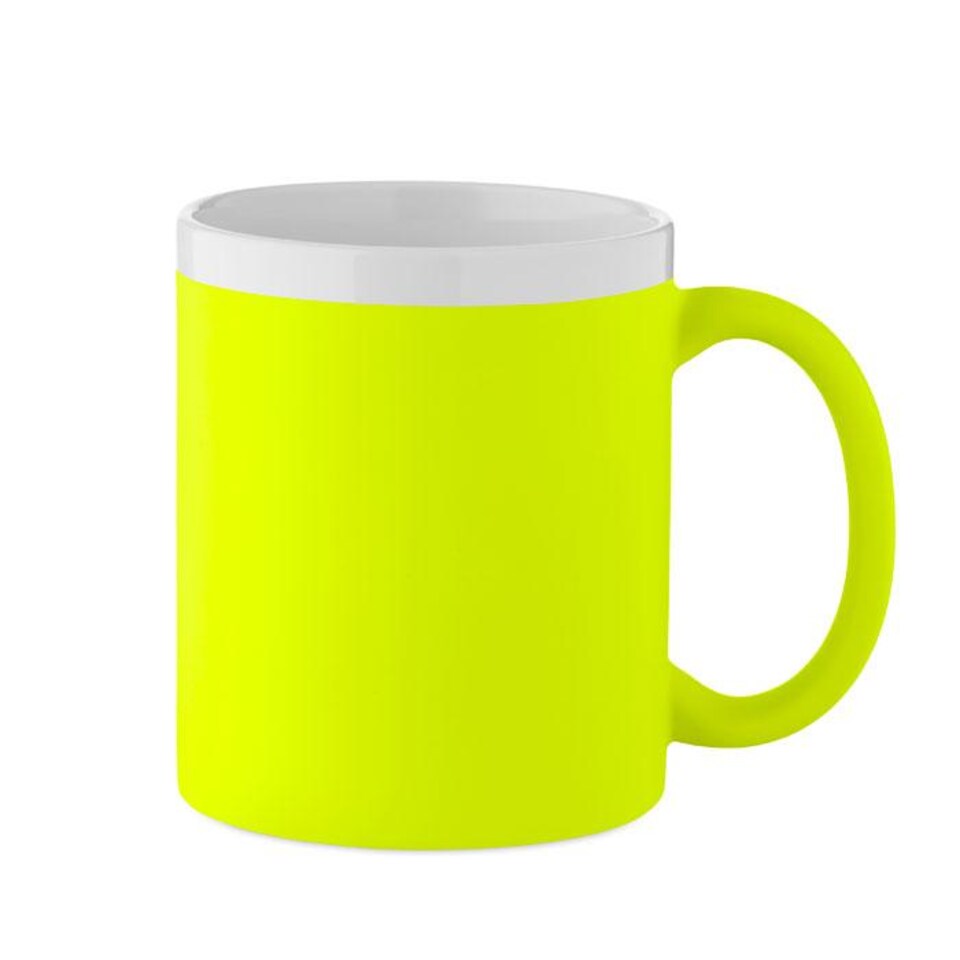 image 1 of MidOcean Mugiva 300ml Mug | Yellow | Neon Yellow | One Size | 1