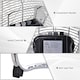 image 3 of HOMCOM 20 Chrome Metal Floor Fan with Tilting, High Velocity, 3 Speed, Portable Gym Fan for Home Office, Silver