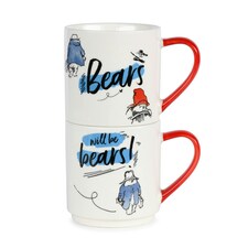PADDINGTON STACKING MUGS X 2 - PADDINGTON BEAR N/A
