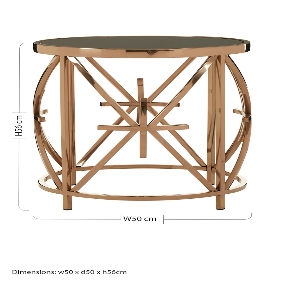 image 1 of Tula Round Star Base Side Table Multi