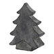 image 1 of Hill Interiors Amalfi Christmas Tree Decoration - Grey - 17cm x 5cm x 12cm