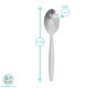 image 3 of Argon Tableware Economy Stainless Steel Teaspoons - 13.5cm - Pack of 12