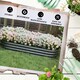 image 7 of Outsunny Galvanised Raised Garden Bed Planter Box with Safety Edging, Dark Grey