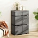 image 6 of COSTWAY Chest of Drawers Storage Organizer w/6 Drawers Grey