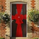 image 1 of Red Door Bow – Decorative Bow for Christmas, Weddings, and Seasonal Décor