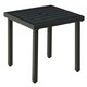 image 1 of Outsunny Garden Side Table Coffee Table with Umbrella Hole for Patio Balcony