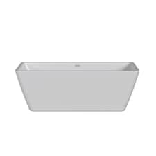 Balterley Square Freestanding Bath with Waste: Double-Ended Acrylic Bath