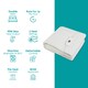 image 9 of Abode AEDB2002 Double Electric Blanket 90W Heated Underblanket White 3 Heats White