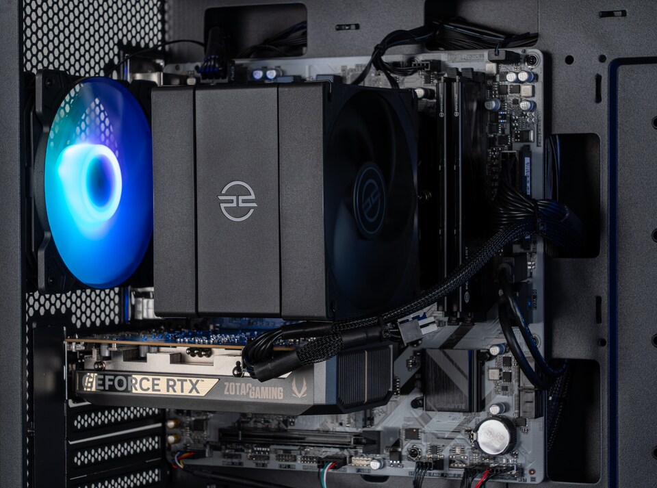 image 1 of PCSpecialist PRISM Gaming PC - Ryzen 7 8700F Nvidia RTX 5060Ti 16GB RAM 1TB M.2 SSD Windows 11 Home