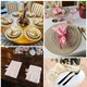 image 9 of 6pcs Fringe Cloth Napkin, 100% Soft Cotton Cloth Napkins - 20 Inch