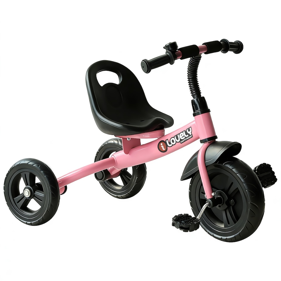 image 1 of HOMCOM Kids Trike Toddler Tricycle Children Ride on 3 Wheels Bike For 1.5 - 4 Years Pink