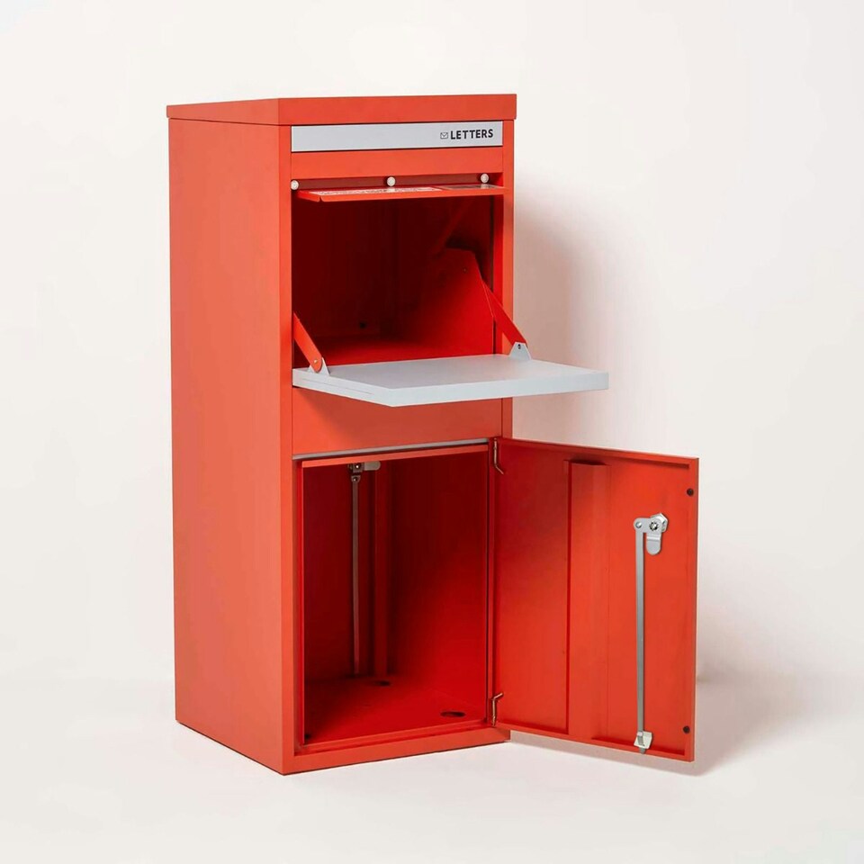 image 1 of SMART PARCEL BOX® Large Front & Rear Access Red Red