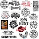 image 4 of Supernatural Deluxe Assorted Designs Stickers (Pack of 100) - Multicoloured - One Size