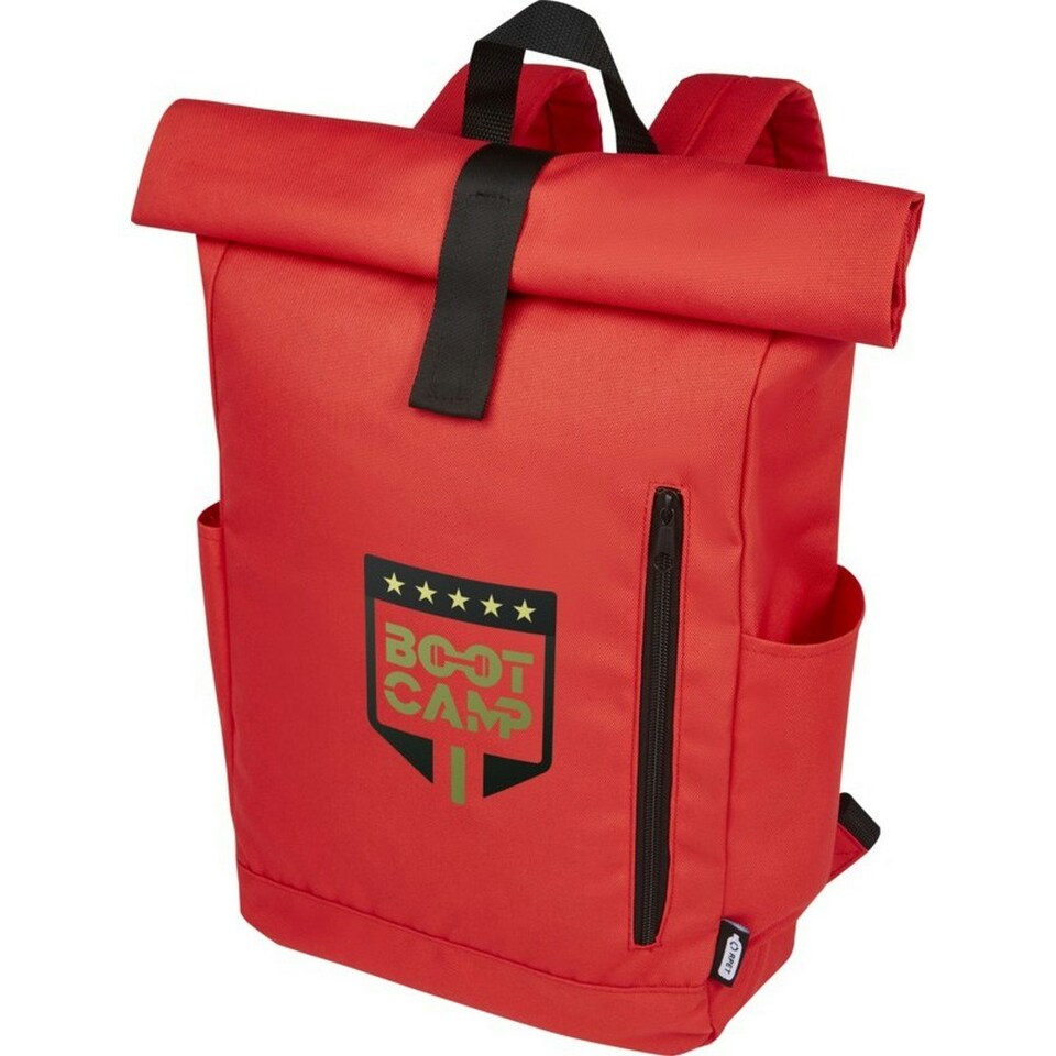image 1 of Unbranded Byron Roll Up 18L Backpack - Red - One Size Red