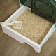 image 8 of PawHut Hooded Cat Litter Tray w/ Scoop, Drawer Pan Handle Deodorants Light Blue