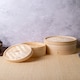 image 5 of KitchenCraft Steaming Basket Wood Bamboo 2 Tier 25cm