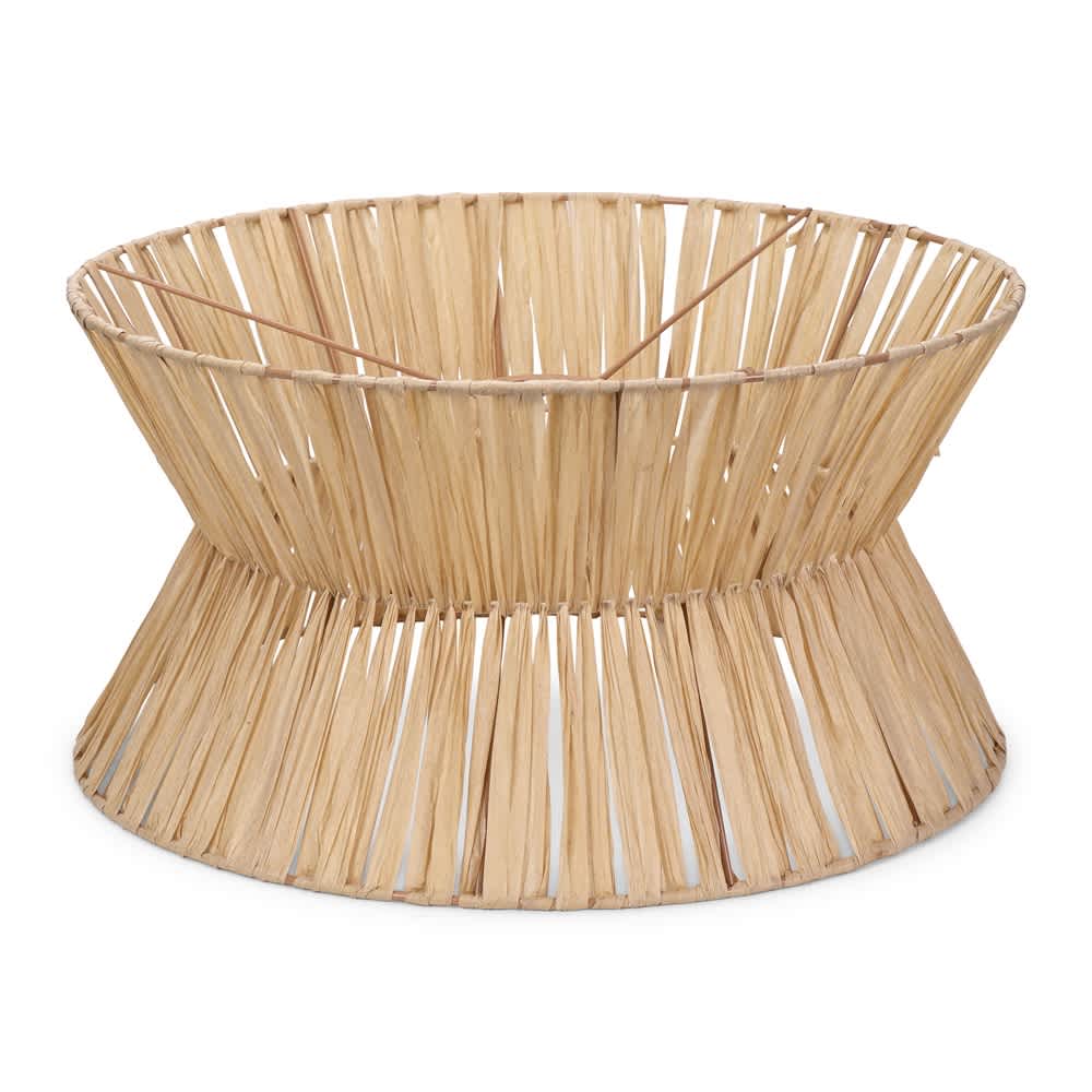 ValueLights Maddie Natural Paper Rope Ceiling Floor Lamp Light Shade
