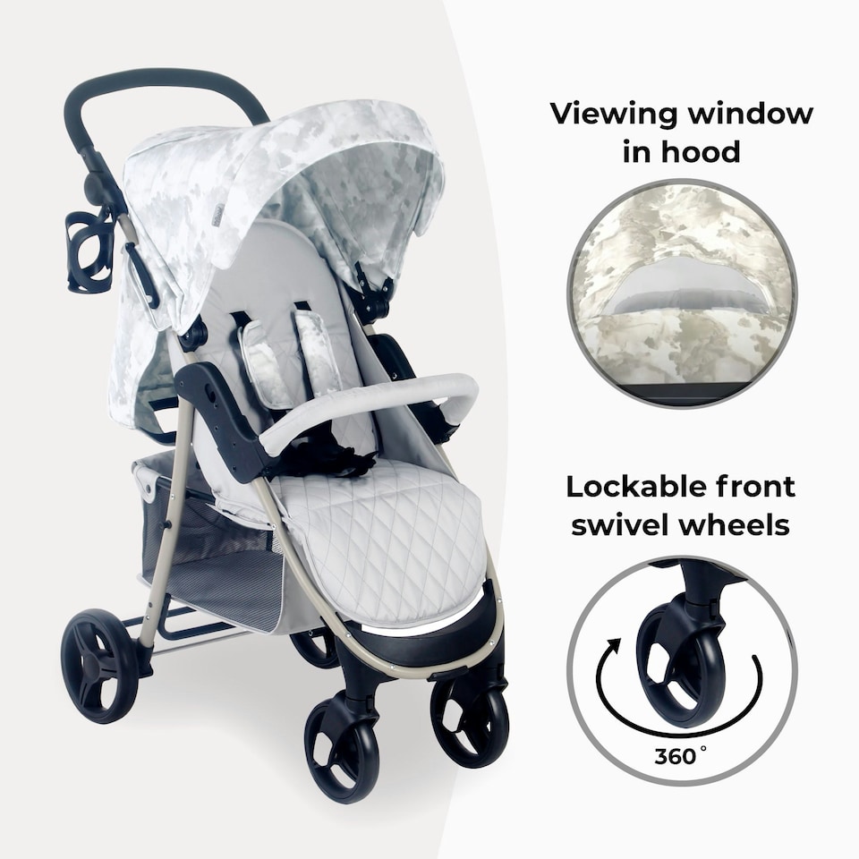 image 1 of MB30 Plus Pushchair - Grey Tie Dye