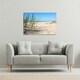 image 2 of Grass in the sand dunes with the lake in the background (Canvas Print)