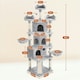 image 3 of Yaheetech Large Cat Tree with 3 Condos Light Grey