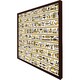image 2 of Ancient egyptian hieroglyphs (Picture Frame) Black | L