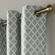 image 2 of Wold Ring Top Lined Curtains - 168cm x 183cm - Silver