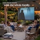 image 7 of Cinema Projector Screen with Foldable Tripod, 16:9, 4K, HD | White | white | XL | 1