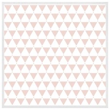 Pink triangles (Picture Frame) White | XS